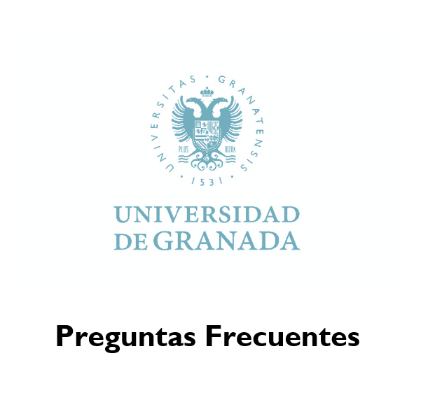 Imagen Logo UGR en azul y es para acceso al repositorio de preguntas frecuentes