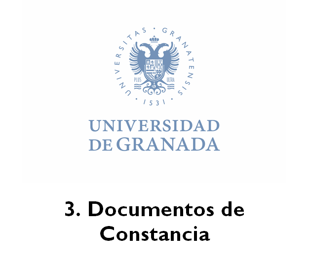 3. Imagen Logo UGR en azul y es para acceso a documentos administrativos de constancia